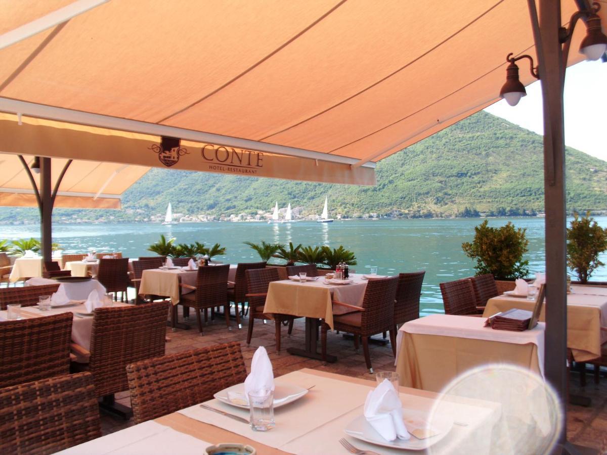 Apartment With Swimmingpool, Seaview And Large Terrace, 1St Floor, Min 2 Persons Dobrota Exterior foto